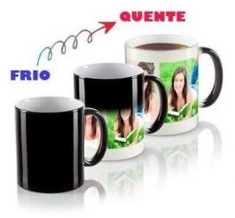 Caneca Mágica Em Pocelana Personalizada PORCELANA 4x0