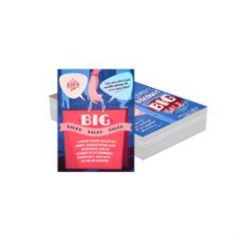 Flyers Couchê 115gr 4x4 cores Brilho Refile